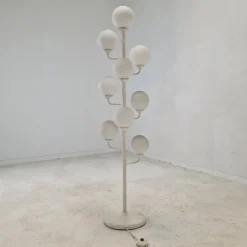 Clearance Pamono Italian Space Age Glass Floor Lamp from Kaiser Idell / Kaiser Leuchten, 1980s