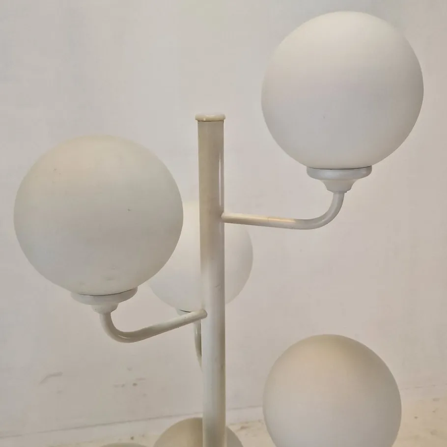 Clearance Pamono Italian Space Age Glass Floor Lamp from Kaiser Idell / Kaiser Leuchten, 1980s