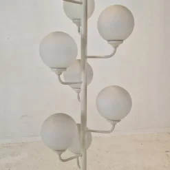 Clearance Pamono Italian Space Age Glass Floor Lamp from Kaiser Idell / Kaiser Leuchten, 1980s