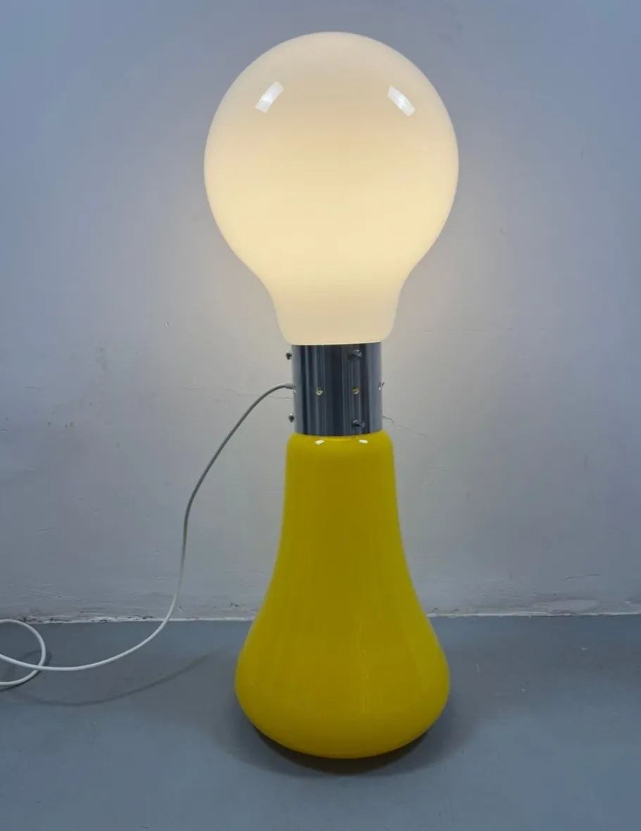 Outlet Pamono Italian Space Age Murano Glass Floor Lamp, 1970s