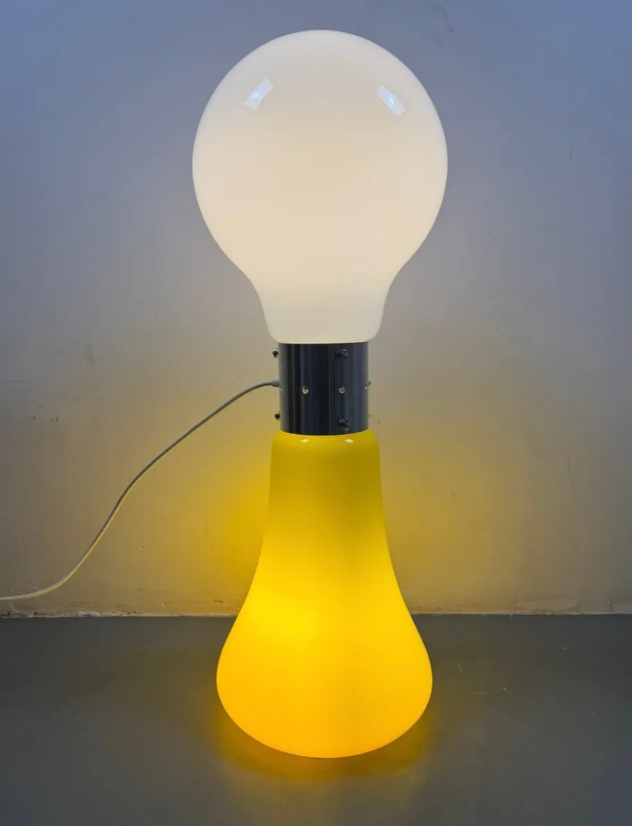 Outlet Pamono Italian Space Age Murano Glass Floor Lamp, 1970s