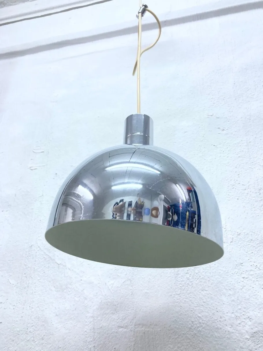 Online Pamono Italian Space Age Pendant Lamp by Franco Albini and Franca Helg for Sirrah, 1960s