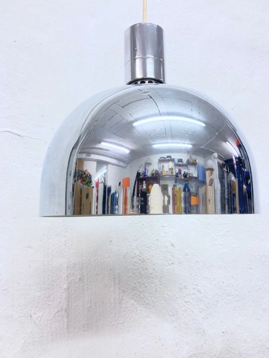 Online Pamono Italian Space Age Pendant Lamp by Franco Albini and Franca Helg for Sirrah, 1960s