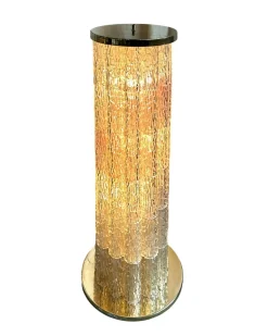 Discount Pamono Italian Space Age Tronchi Brass Plated and Acrylic Floor Lamp by J.T. Kalmar, 1960s