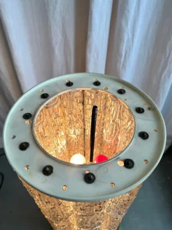 Discount Pamono Italian Space Age Tronchi Brass Plated and Acrylic Floor Lamp by J.T. Kalmar, 1960s