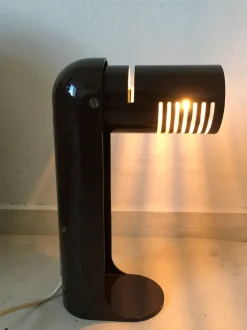 New Pamono Italian Space-Age Flip Top Desk Lamp by R. Carruthers for Leuka, 1970s