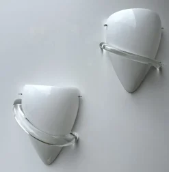 Best Pamono Italian Swan Sconces Murano Glass by Tina Aufiero for Venini, 1995, Set of 2