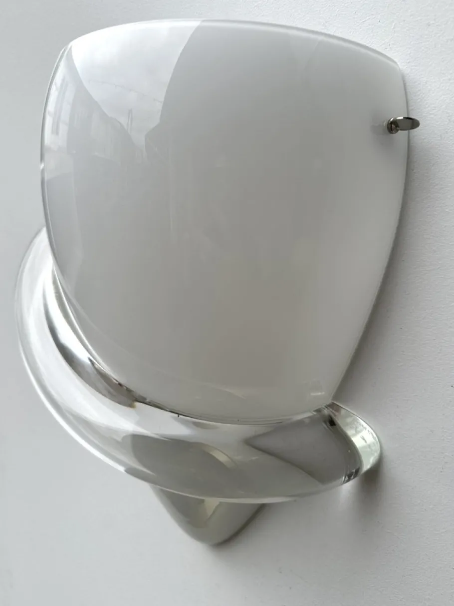 Best Pamono Italian Swan Sconces Murano Glass by Tina Aufiero for Venini, 1995, Set of 2