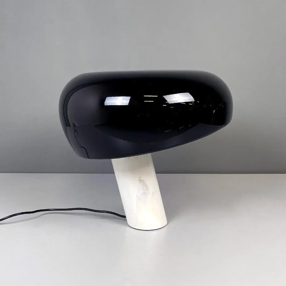 Best Pamono Italian Table Lamp Snoopy attributed to Achille and Pier Giacomo Castiglioni for Flos