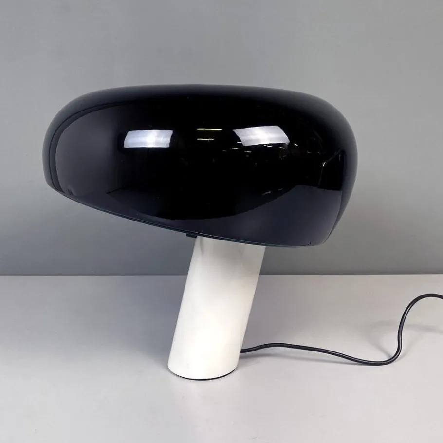 Best Pamono Italian Table Lamp Snoopy attributed to Achille and Pier Giacomo Castiglioni for Flos