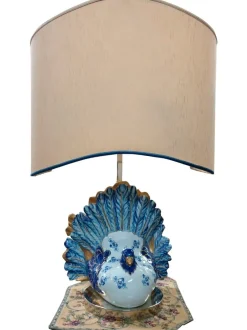 Online Pamono Italian Table Lamps from Società Porcellane Artistiche Firenze, 1980s, Set of 2