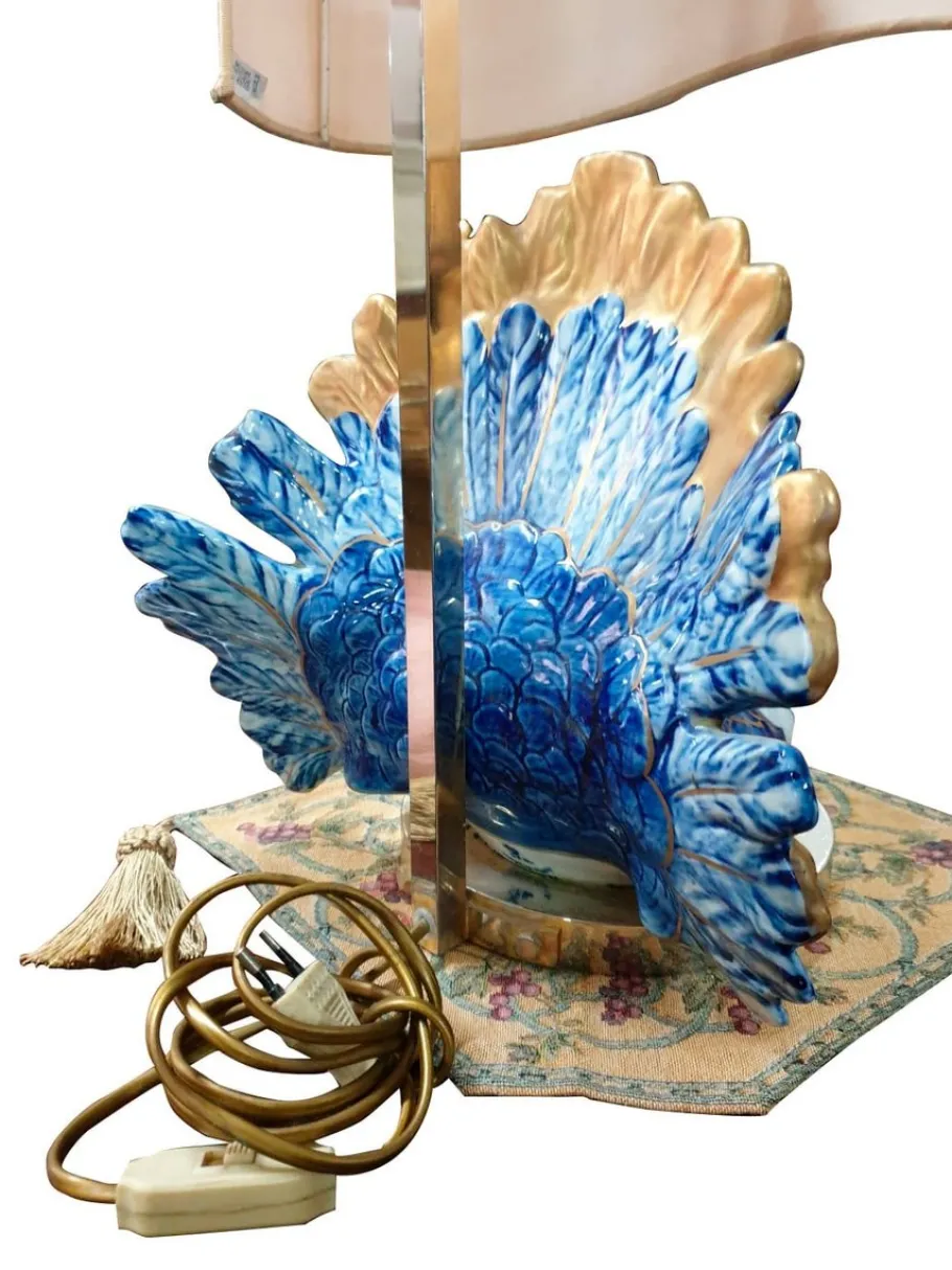 Online Pamono Italian Table Lamps from Società Porcellane Artistiche Firenze, 1980s, Set of 2