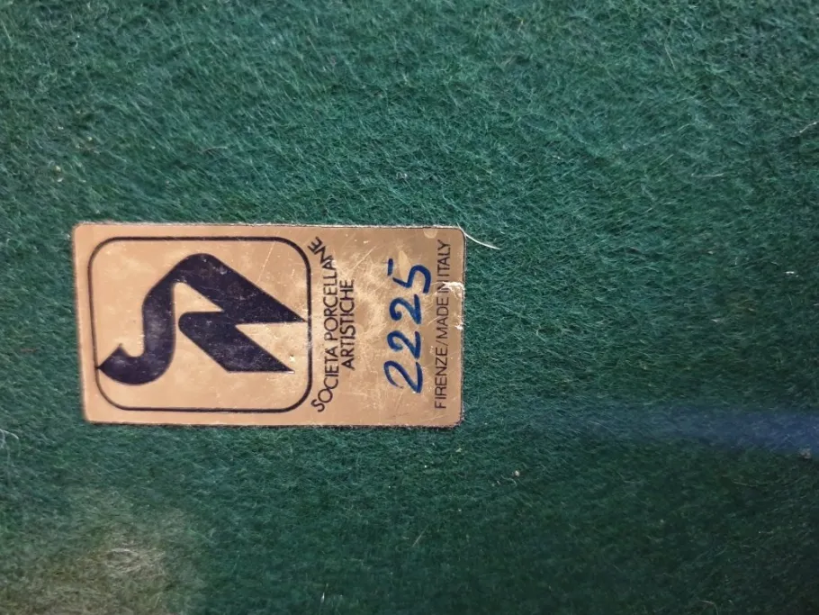 Online Pamono Italian Table Lamps from Società Porcellane Artistiche Firenze, 1980s, Set of 2