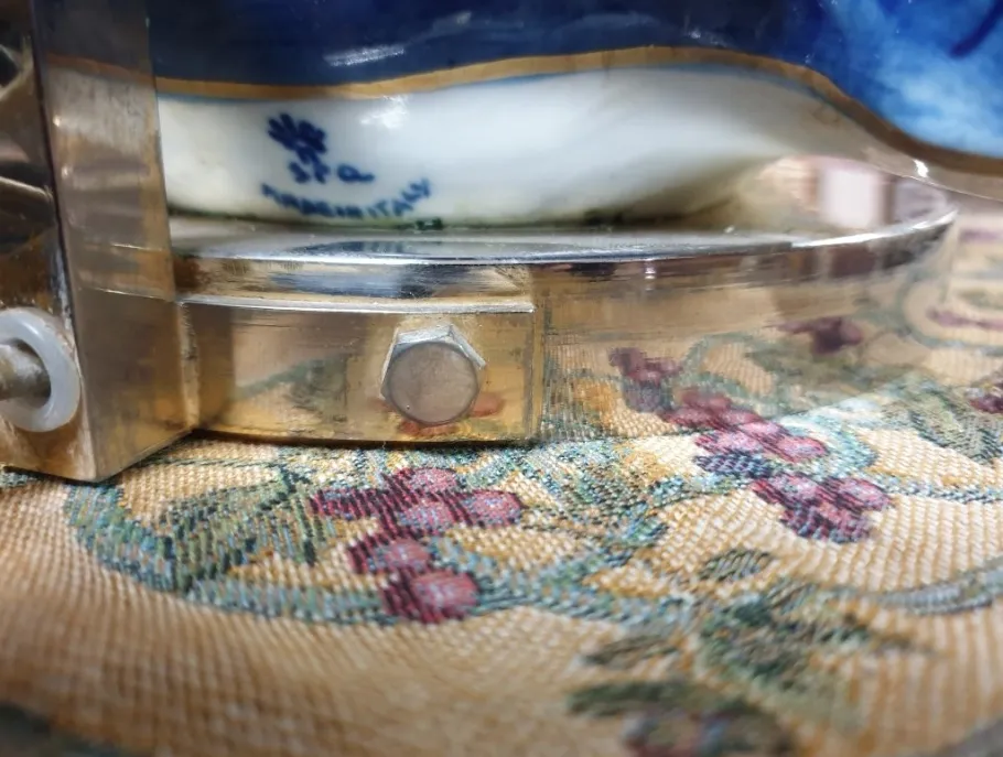 Online Pamono Italian Table Lamps from Società Porcellane Artistiche Firenze, 1980s, Set of 2