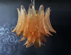 Sale Pamono Italian 6-Tier Chandelier in Murano Glass