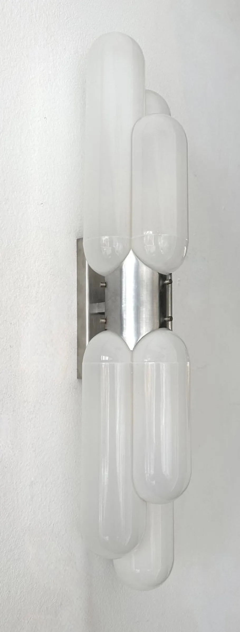 Online Pamono Italian Torpedo Murano Glass Sconce attributed to Mazzega, 1970s