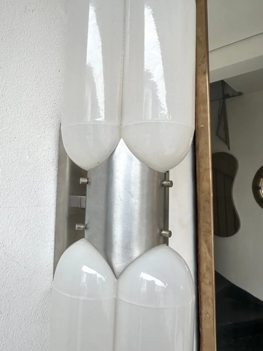 Online Pamono Italian Torpedo Murano Glass Sconce attributed to Mazzega, 1970s