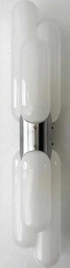 Online Pamono Italian Torpedo Murano Glass Sconce attributed to Mazzega, 1970s