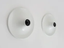 New Pamono Italian Ufo Disc Wall Sconces from Targetti, 1970s, Set of 2