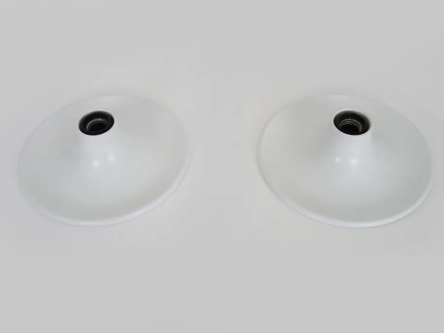 New Pamono Italian Ufo Disc Wall Sconces from Targetti, 1970s, Set of 2
