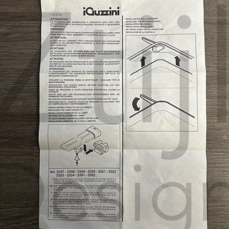 Online Pamono Italian Wall Lamp by Iguzzini, 1990s