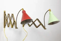 Sale Pamono Italian Wall Lamps, 1950s, Set of 2