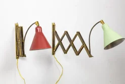 Sale Pamono Italian Wall Lamps, 1950s, Set of 2