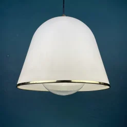 Clearance Pamono Italian White Kuala Pendant Lamp by Franco Bresciani for Guzzini Italy, 1970s