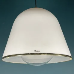 Clearance Pamono Italian White Kuala Pendant Lamp by Franco Bresciani for Guzzini Italy, 1970s