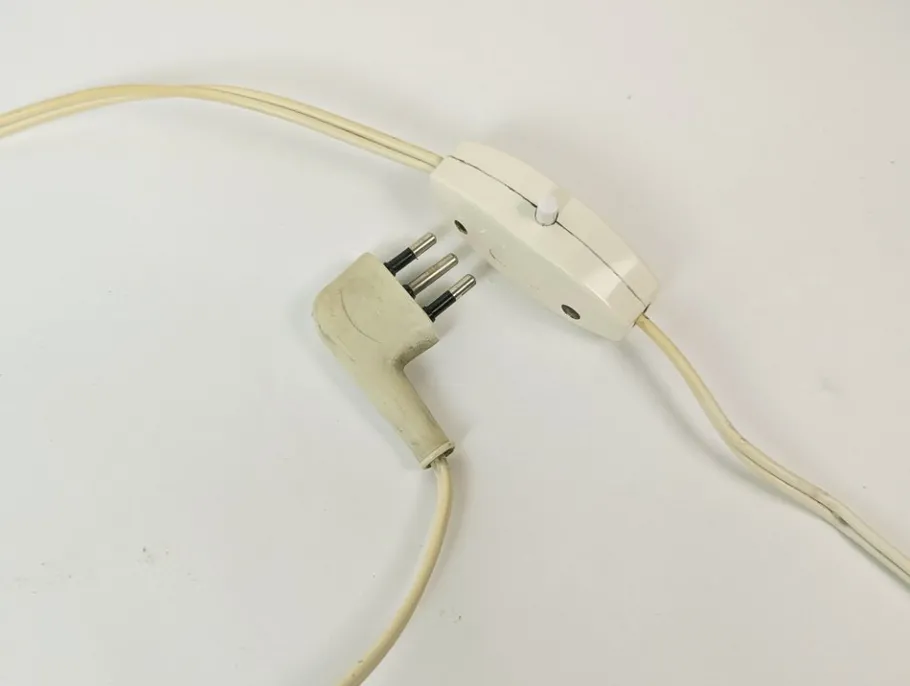 Best Pamono Italian White Painted & Chrome Plated Metal Extendable Arm Wall Lamp, 1970s