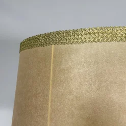 Sale Pamono Italian Wood Floor Lamp with Gold Leaf and Light Blue Lacquer, 1940s