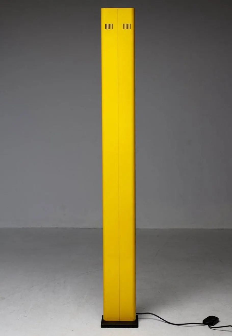 Best Pamono Italian Yellow Floor Lamp by Gianfranco Frattini, 1970s
