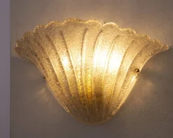Sale Pamono Italisn Fumè Murano Glass Wall Sconces, 1990s, Set of 2