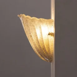 Sale Pamono Italisn Fumè Murano Glass Wall Sconces, 1990s, Set of 2