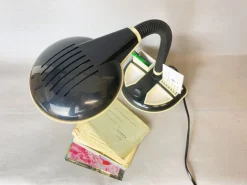 Discount Pamono Japanese Black Plastic Organizer Desk Lamp by Kyoji Tanaka for Rabbit Tanaka, 1980s