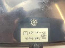 Discount Pamono Japanese Black Plastic Organizer Desk Lamp by Kyoji Tanaka for Rabbit Tanaka, 1980s