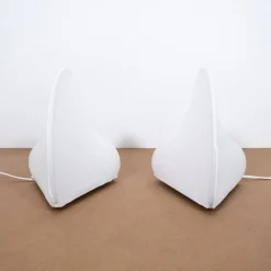 Pamono Kaori 1 Table Lamps by Kazuhide Takahama for Sirrah, Italy, 1970s, Set of 2