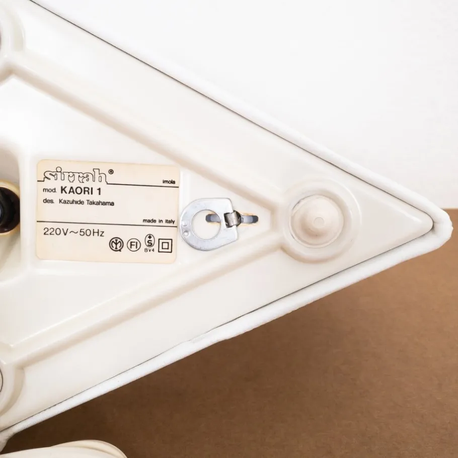 Pamono Kaori 1 Table Lamps by Kazuhide Takahama for Sirrah, Italy, 1970s, Set of 2