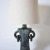 Online Pamono Kasaï Blue and Green Handles Ceramic Lamp by Barracuda Interiors