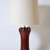 Sale Pamono Kasaï Henry Red Ceramic Lamp from Barracuda Interiors