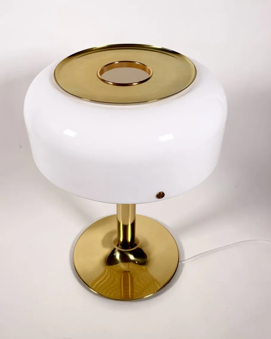 Outlet Pamono Knubbling Brass Table Lamp by Anders Pehrson for Atelje Lyktan, 1970s
