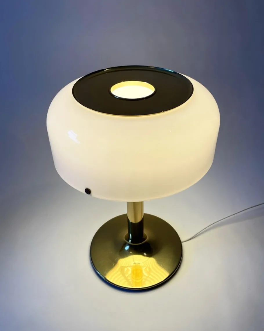 Outlet Pamono Knubbling Brass Table Lamp by Anders Pehrson for Atelje Lyktan, 1970s