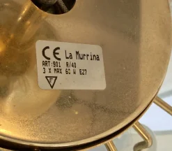 Hot Pamono La Murrina Glass Chandelier, 1980s