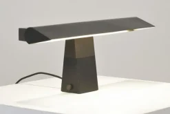 Outlet Pamono Lacquered Brass Desk Lamp, Germany, 1938