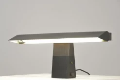 Outlet Pamono Lacquered Brass Desk Lamp, Germany, 1938