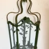 Best Pamono Lacquered Iron Wall Lantern, 1940s