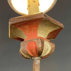 Best Pamono Lacquered Wood Chandelier, 1970s