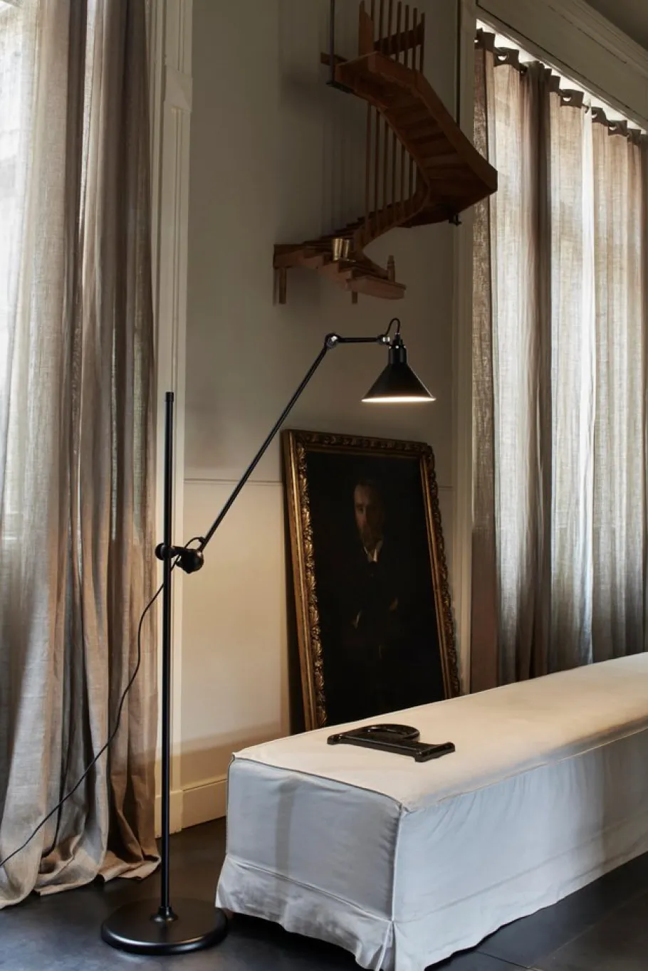 Best Pamono Lampe Gras N° 215 Floor Lamp by Bernard-Albin Gras