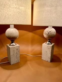 Online Pamono Lamps by Philippe Barbier, 1970s, Set of 2