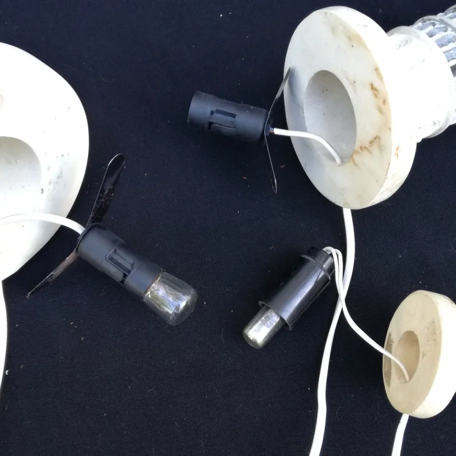 Outlet Pamono Lamps Tower of Pisa in Resin, Italy, 1970s, Set of 3